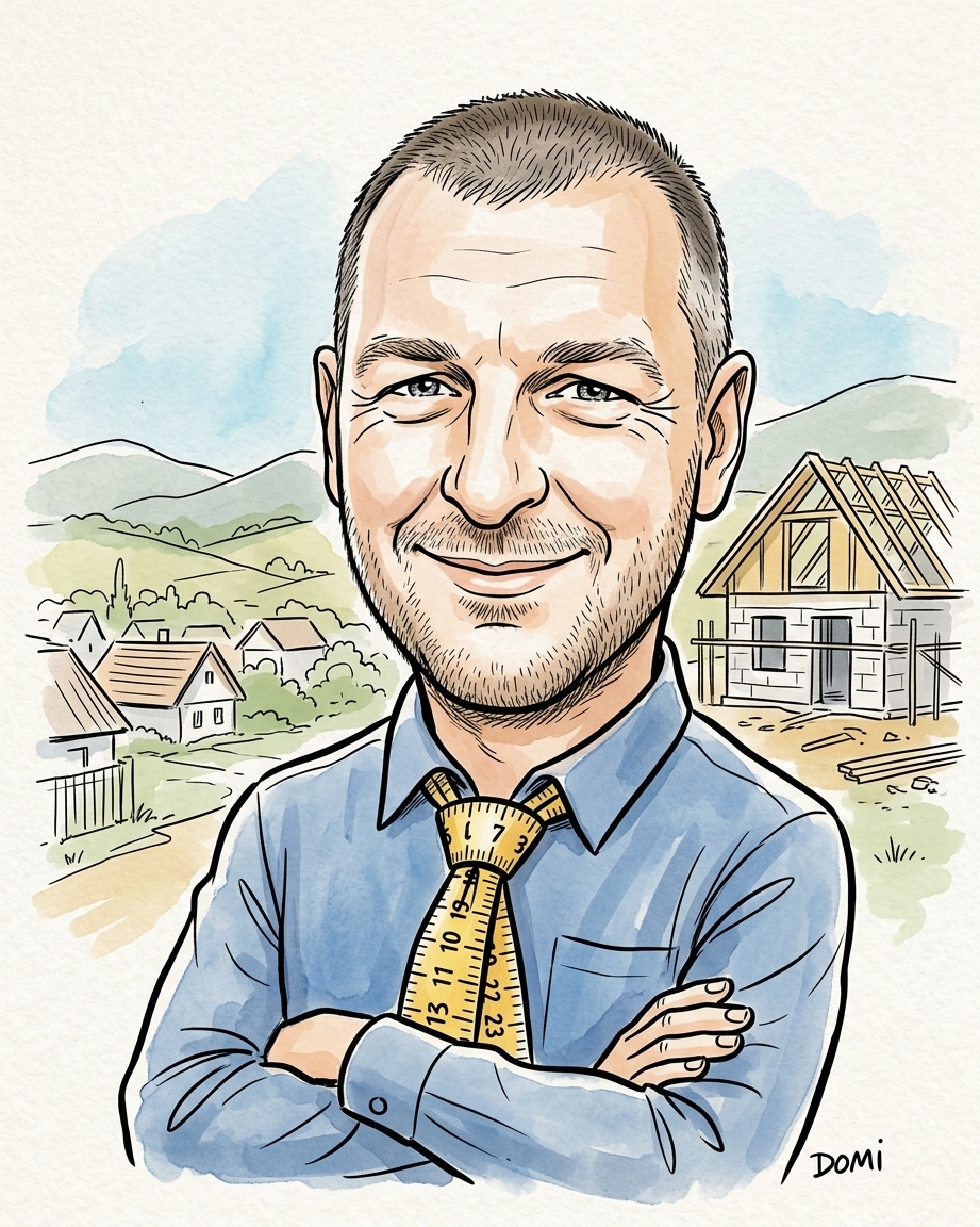 Komiksová karikatúra - AI portrét Ján Mika